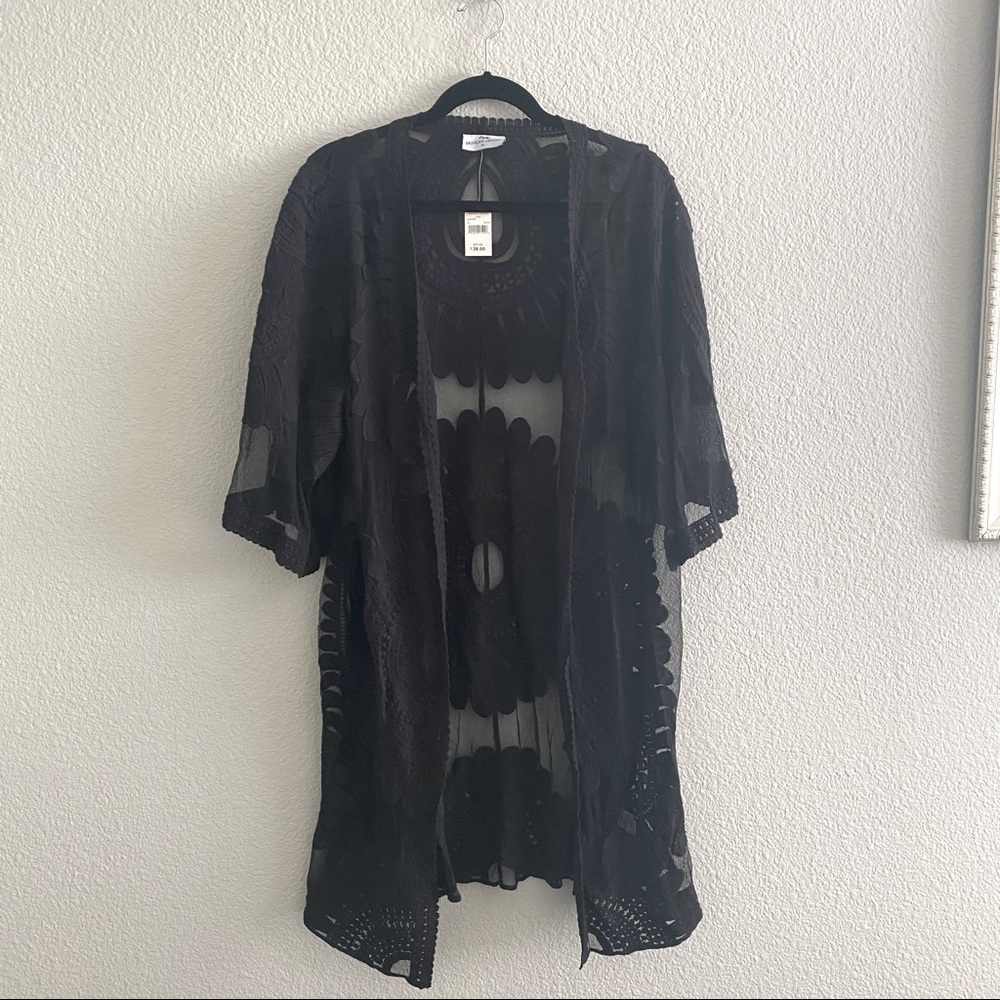 Black Kimono Swim Coverup